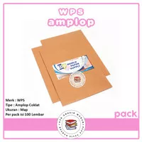 Amplop Coklat Ukuran Map WPS ( 27,5 x 37,5 cm ) GOSEND