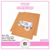 Amplop Coklat Ukuran Super Map WPS ( 29 x 39,5 cm ) GOSEND