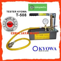 Test pump Kyowa T508 japan Alat Test tekanan Pipa valve Original Kyowa