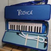 Pianika TOZHCA box koper biru