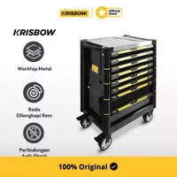 Krisbow Tool Drawer Lemari Perkakas 8 Rak - Hitam Lpdbl8