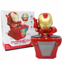 Mainan Anak Robot Iron man Dance Music DJ - Mainan Robot DJ Iron man
