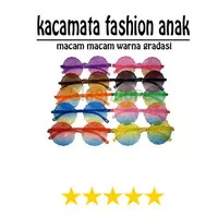 Kacamata Anak Fashion New Rimless Sunglasses Summer Unisex Shades