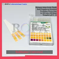 Indikator Universal / Kertas pH / pH Paper / Lakmus Universal Merck