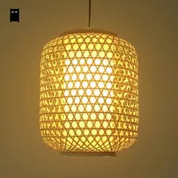 kap lampu toples/lampion bambu/lampu hias bambu/lampu gantung