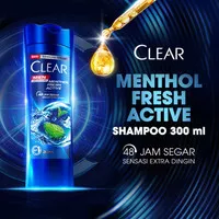 Clear Men Shampoo Cool Sport Menthol 300Ml - Sampo Pria, Shampo Pria
