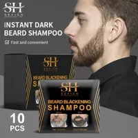 Sevich Original Beard Shampoo 10 Pcs Pewarna Jenggot Hitam Natural