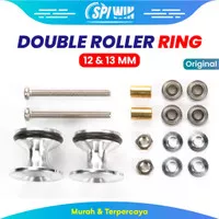 Roller Naga Tamiya Original Double Alumunium Roller 12-13mm Ring 15418