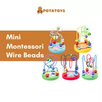 POTATOYS - Mini Wire Round Beads / Mini Round Beads Wire Maze Game