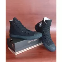 Sepatu Sekolah Sneakers High Boots Party Shoes Convers Airblack