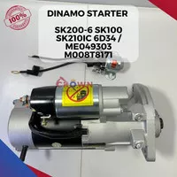 Dinamo Starter Kobelco SK200-6 6D34 ME049303 M008T8171 SK100 SK210IC