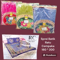 Sprei Seprai Katun Batik Saputra King Size 180 x 200 x 30 dan Sprei