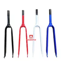 Fork Sepeda Fixie 700C Ukuran Standar Warna Putih Merah Biru Kuning