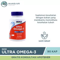 NOW ULTRA Omega 3 500 EPA/250 DHA 90 Softgels - Suplemen Kesehatan
