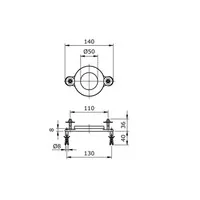 SEAL GASKET URINAL TOTO T64BW (SPARE PART) TERLARIS