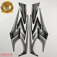 (ORI) striping yamaha RX KING tahun 2004 hitam set kualitas original