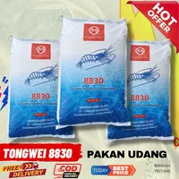 TONGWEI 8830 1KG Pakan Udang Vannamei Tinggi Protein 40%