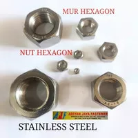 MUR HEXAGON / HEXAGON NUT M.22 P.2,50 SS 304