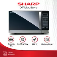 Sharp Microwave Stylish Designed R-728(S)-IN Silver 25 Liter