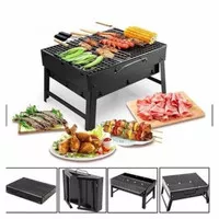 ALAT PANGGANGAN PORTABLE LIPAT GRILL BBQ MEJA BAKAR SATE STEAK