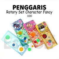 Penggaris Rotary Fancy 1100 / Penggaris Bunga Pattern / Spirograph