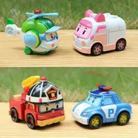 Topper Robocar Poli, Hiasan Kue Robocar Poli, Mainan Robocar Poli