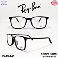 frame kacamata kotak pria wanita rayban original RB 5421 F