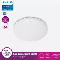 Philips Lampu Baret LED Ceiling Cl200 17W 65K Putih