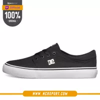 SEPATU SKATE DC SHOES ORIGINAL TRASE TX M BLACK WHITE ADYS300601BKW