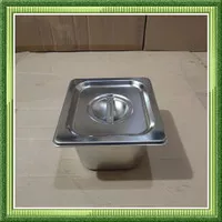 FOOD PAN STAINLESS TUTUP 1 6 X 10CM 17 6 X 16 2 X 10CM