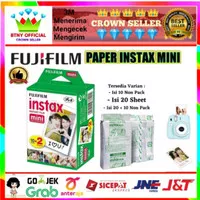Fujifilm Instax Mini Paper Polos Refil Fuji Film Isi Kertas Photo