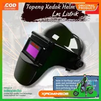 Topeng Helm Las Otomatis Auto Darkening Solar Welding Helmet