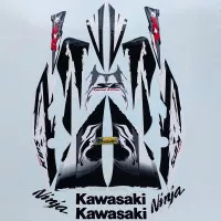 Striping Kawasaki ninja rr se 2012 2013 putih hitam GS