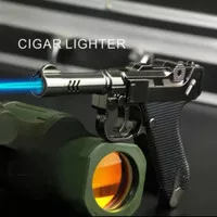 korek api model pistol german nazi gun jet torch lighter unik antik
