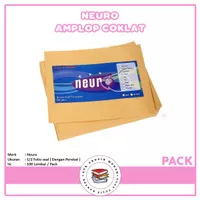 Amplop Coklat Ukuran 1/2 Folio Neuro ( 19 x 25 cm ) SEAL