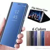 Flip Mirror Cover Clear View Type Hp Samsung S10/ S10+/ S10E/ S10 Lite