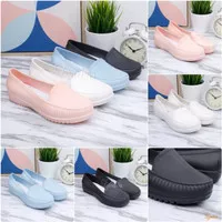 Sepatu Wanita Jelly Import Flat Shoes / Flatshoes Jelly Karet Murah