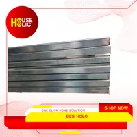 Besi Holo Galvanis 4x4 CM / Hollow Pipa Kotak 40x40 MM Panjang 6 Meter