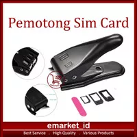 Pemotong Sim Card / Potong Cutting Cutter Cut Ukuran Nano Micro Besar