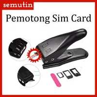 Pemotong Sim Card / Potong Cutting Cutter Cut Ukuran Nano Micro Besar