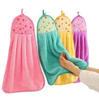 Kain Handuk Pembersih Meja Piring Dapur Serbet Microfiber Gantung