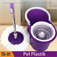 Spin mop Alat Pel Murah Serbaguna / Alat Pel putar Spinmop