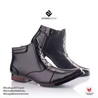 Sepatu Pantofel Boots Pria Attaya Design Kulit Asli Formal Pdh Aladin