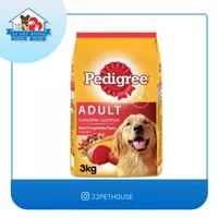 PEDIGREE BEEF 3 KG / MAKANAN ANJING