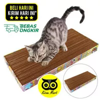 Mainan Kucing Papan Cakaran Premium Super Jumbo 40x22cm Garukan Kucing