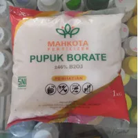 PUPUK MIKRO BORATE MAHKOTA KEMASAN PABRIK 1KG