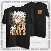 KAOS LUFFY GEAR 5 SUN GOD NIKA FULL COLOR | KAOS ONE PIECE | KAOS ANIM