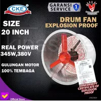 Blower Explosion Proof Axial Fan 20 Inch 380V Drum Fan Bergaransi