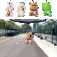 Car Cute Cartoon Hanging Ornament Automobile Oscillating Rearview