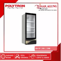 POLYTRON SHOWCASE SCN187 SCN-187 180 L 3 RAK - GARANSI RESMI